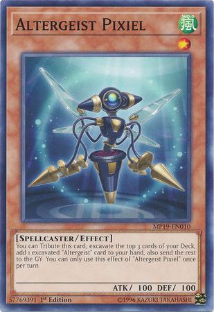 Altergeist Pixiel MP19-EN010 (YuGiOh 2019 Gold Sarcophagus Tin Mega Pack)