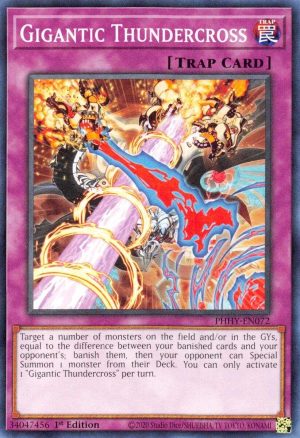 Gigantic Thundercross PHHY-EN072 (YuGiOh Photon Hypernova)