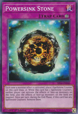 Powersink Stone SR14-EN040 (YuGiOh Structure Deck: Fire Kings)