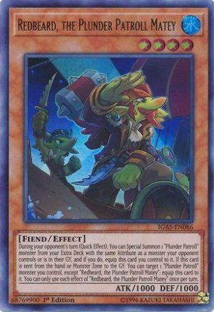 Redbeard, the Plunder Patroll Matey [1st Edition] IGAS-EN086 (YuGiOh Ignition Assault)