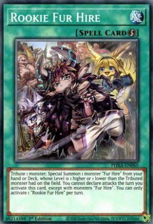 Rookie Fur Hire [1st Edition] PHRA-EN065 (YuGiOh Phantom Rage)