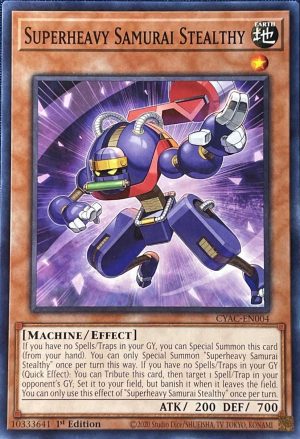 Superheavy Samurai Stealthy CYAC-EN004 (YuGiOh Cyberstorm Access)