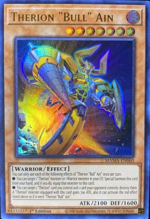 Therion Bull Ain MAMA-EN060 (YuGiOh Magnificent Mavens)